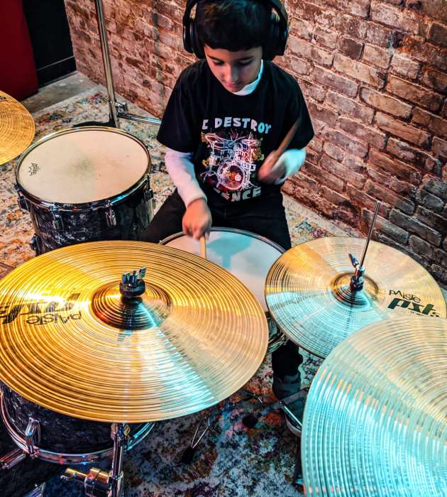 child Drumming