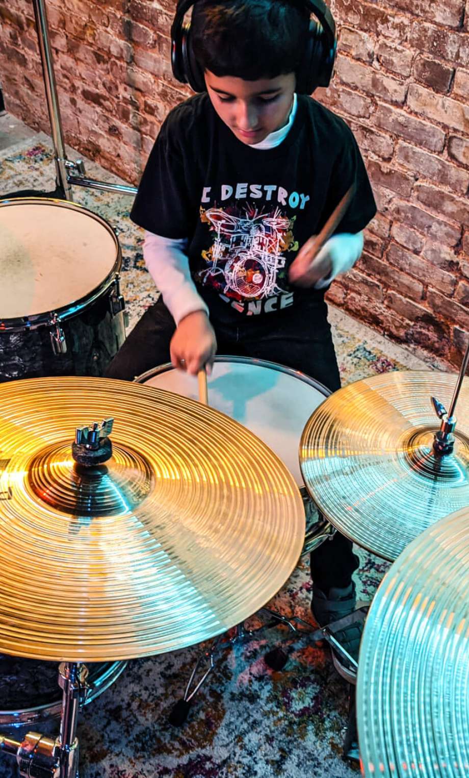 child Drumming